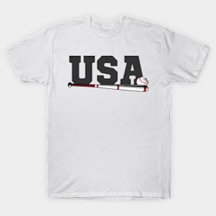 4th of july  baseball lovers usa flag T-Shirt